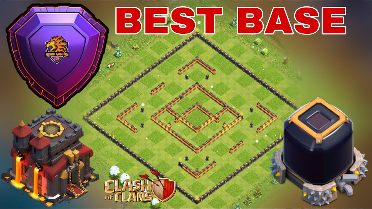 BASE TH10 THỦ DẦU ĐEN LEO RANK HUYỀN THOẠI HIỆU QUẢ Clash of clans