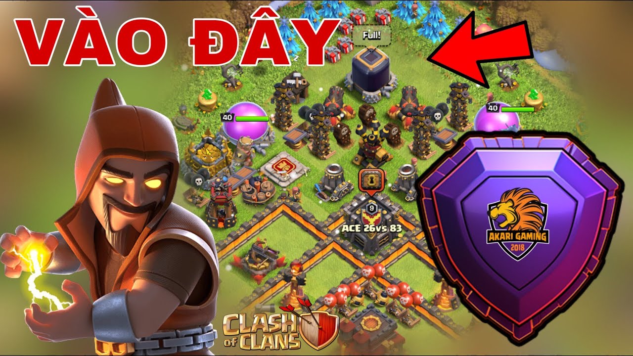 NEW BASE TH10 BAY CÚP HUYỀN THOẠI - ĐÓ LÀ 1 CÁI BẪY Clash of clans